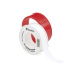 En rulle Gängtejp vit 12 mm x 12 m med en röd plastspole och en vit etikett med Würth-logotypen, mot en vit bakgrund.